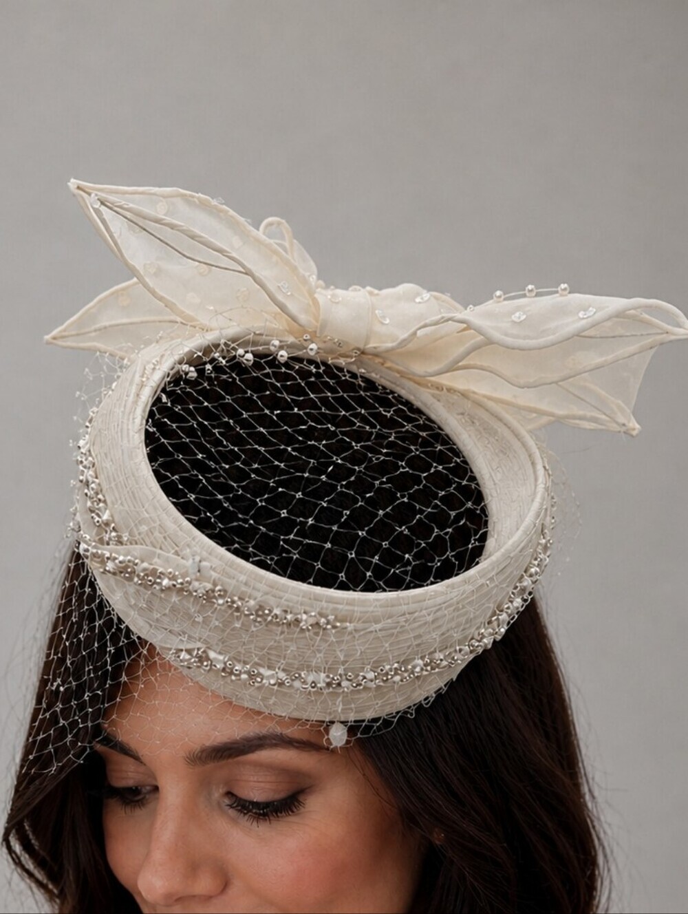 Eric Javits VTG Ladies Hat With Lace Vintage Great Pre Loved Condition - Picture 1 of 15